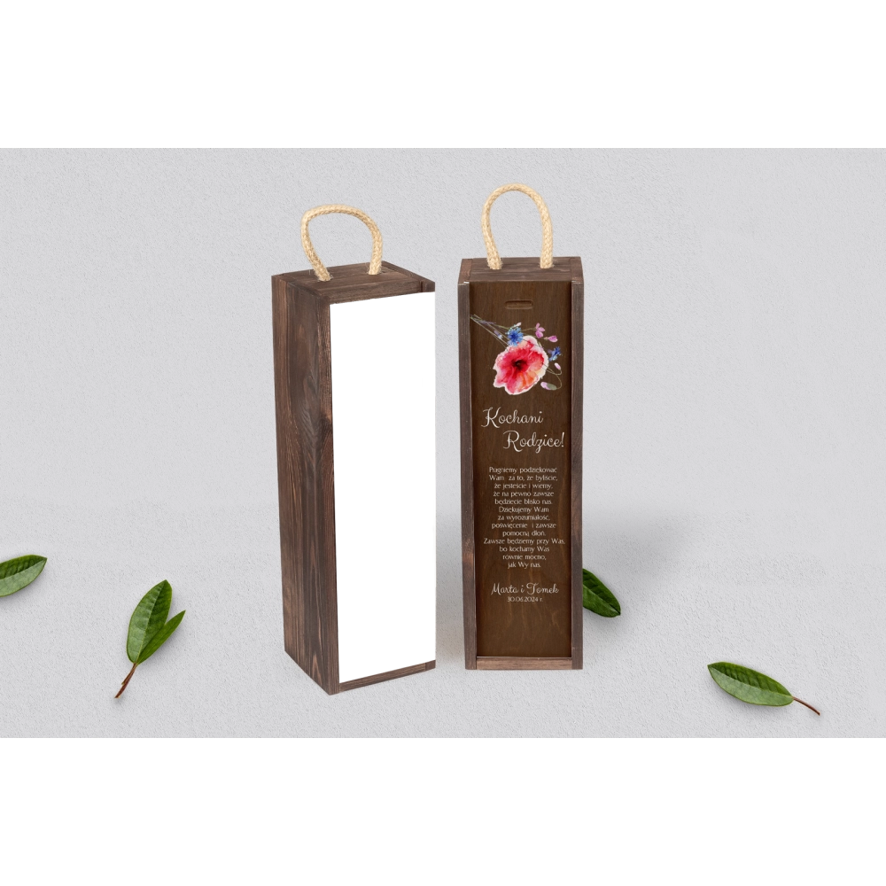 Skrzynka dla Rodziców - SNW Brązowa Sweet Love Motyw 2