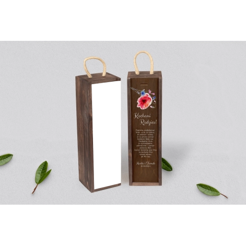 Skrzynka dla Rodziców - SNW Brązowa Sweet Love Motyw 2