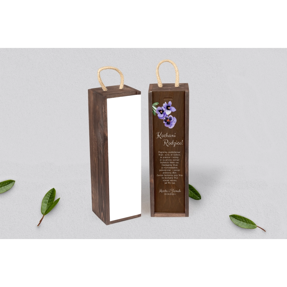 Skrzynka dla Rodziców - SNW Brązowa Sweet Love Motyw 3