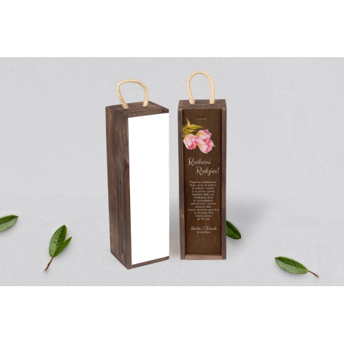 Skrzynka dla Rodziców - SNW Brązowa Sweet Love Motyw 4