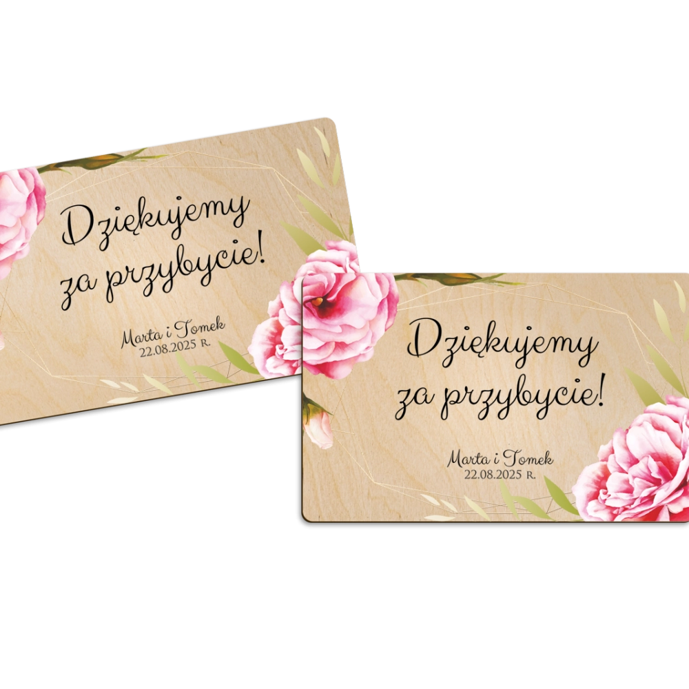 Magnes Prostokątny - Flowers & Frame Motyw 5