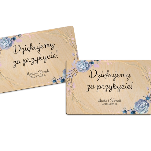 Magnes Prostokątny - Flowers & Frame Motyw 6