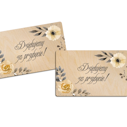 Magnes Prostokątny - Akwarelowe Wianki Motyw 4