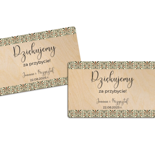 Magnes Prostokątny - Vintage Motyw 3