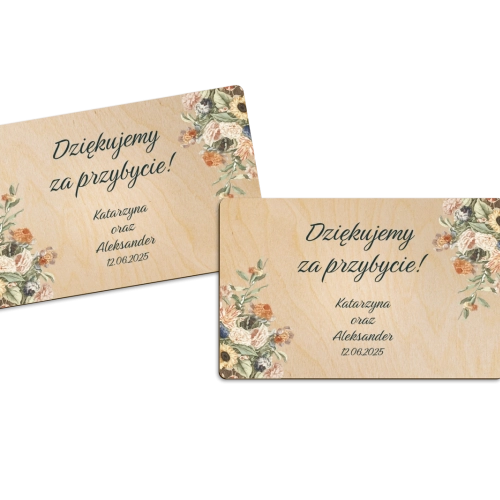 Magnes Prostokątny - Rustic Summer Motyw 2