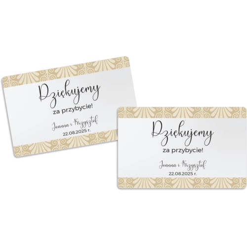 Magnes Prostokątny - Vintage Motyw 1