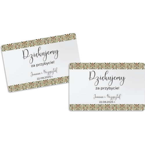 Magnes Prostokątny - Vintage Motyw 3