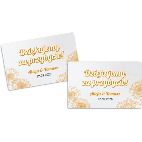 Magnes Prostokątny - Sunflowers Motyw 1