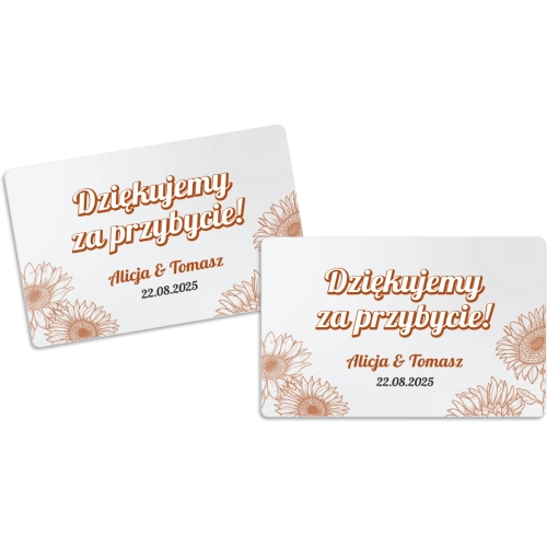 Magnes Prostokątny - Sunflowers Motyw 2