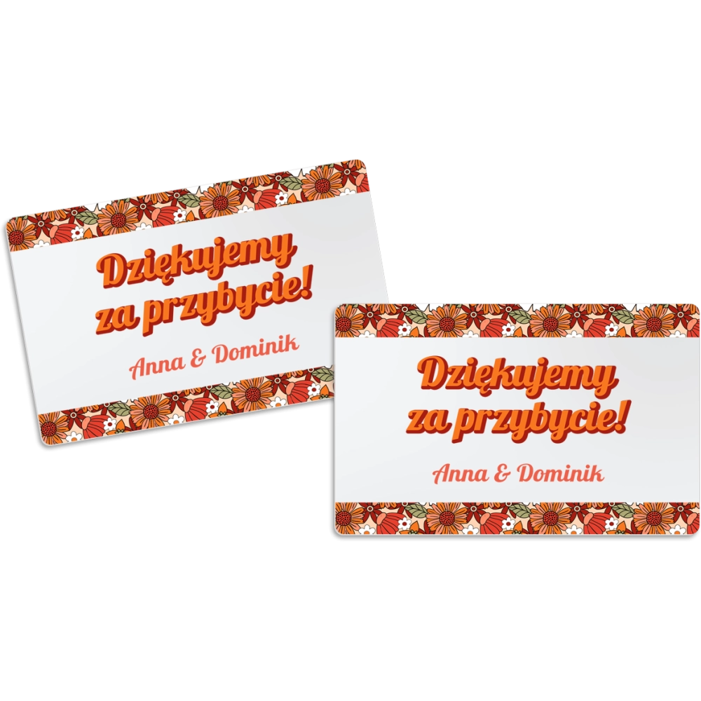 Magnes Prostokątny - Retro Style Motyw 3