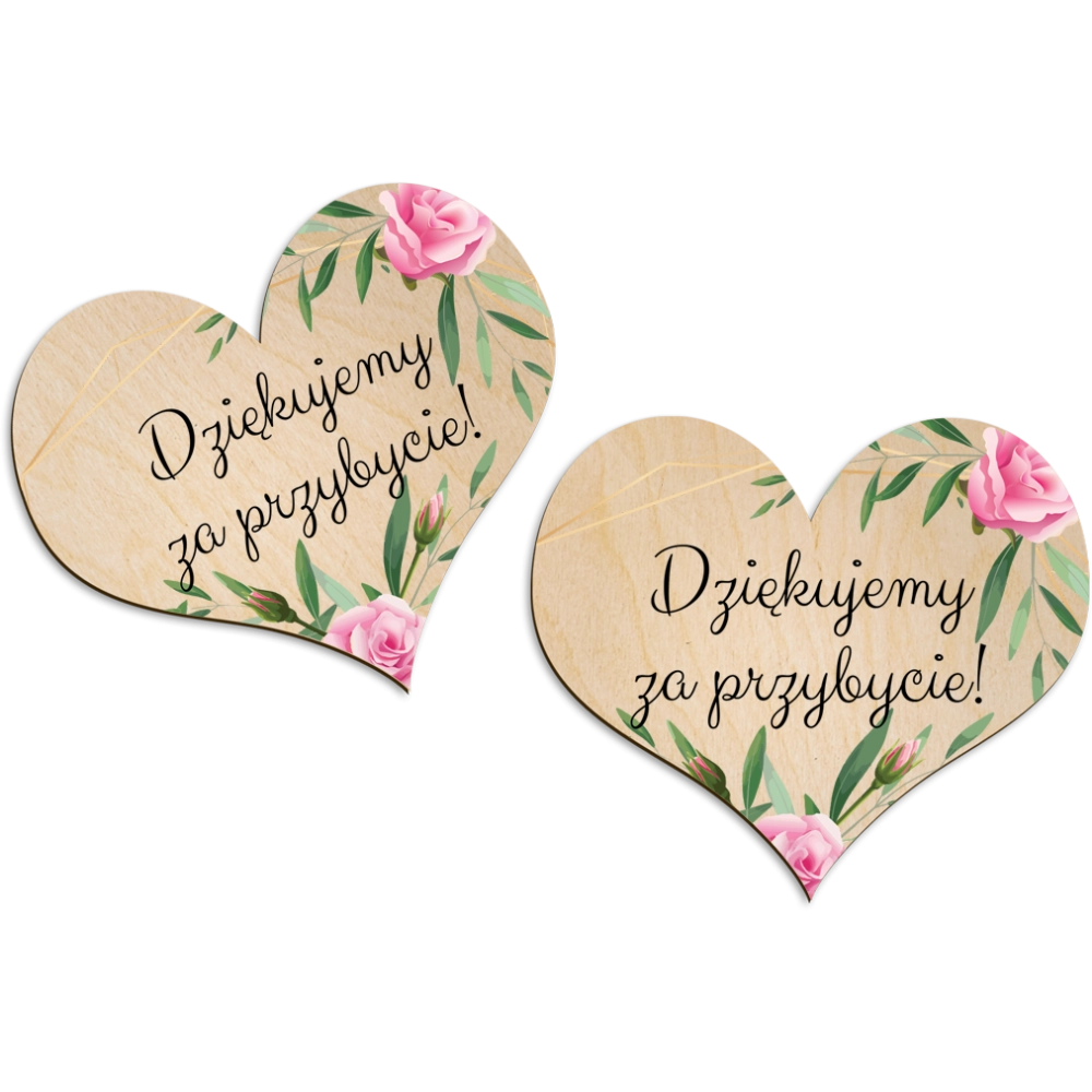 Magnes Serce - Flowers & Frame Motyw 4