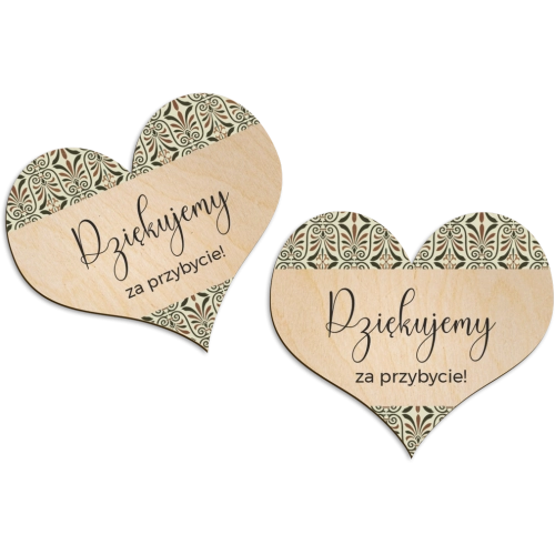 Magnes Serce - Vintage Motyw 3