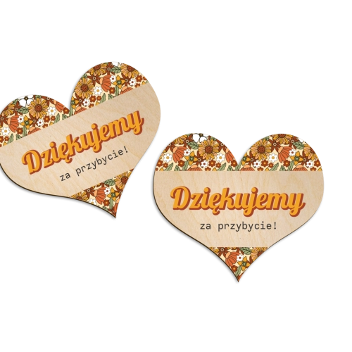 Magnes Serce - Retro Style Motyw 1