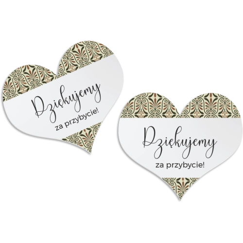 Magnes Serce - Vintage Motyw 3