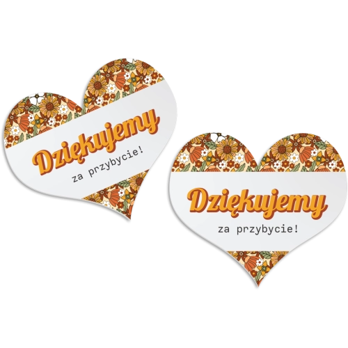 Magnes Serce - Retro Style Motyw 1