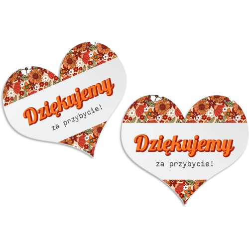 Magnes Serce - Retro Style Motyw 3