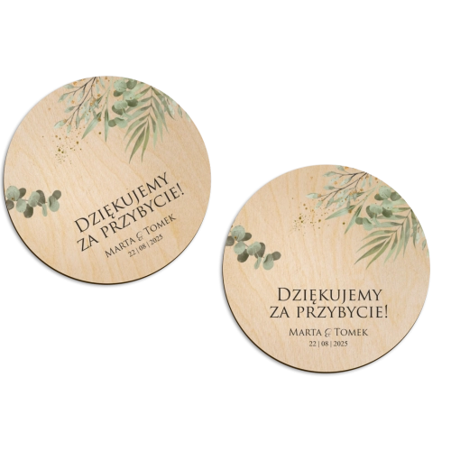 Magnes Okrągły - Leaves Motyw 2