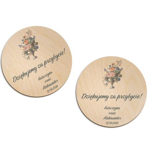 Magnes Okrągły - Rustic Summer Motyw 3