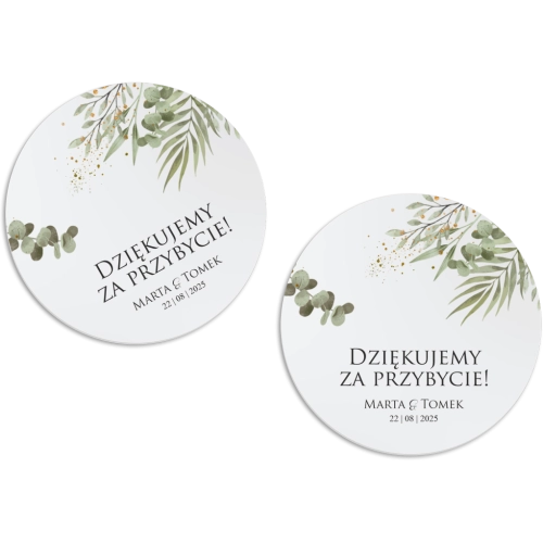 Magnes Okrągły - Leaves Motyw 2