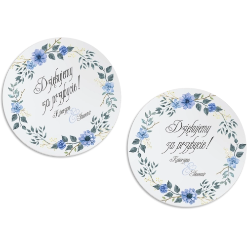 Magnes Okrągły - Akwarelowe Wianki Motyw 1