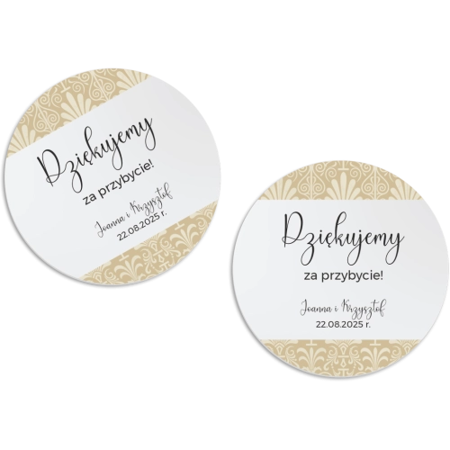 Magnes Okrągły - Vintage Motyw 1