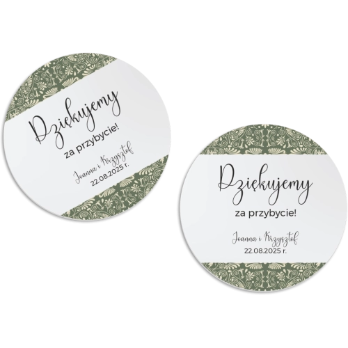 Magnes Okrągły - Vintage Motyw 2