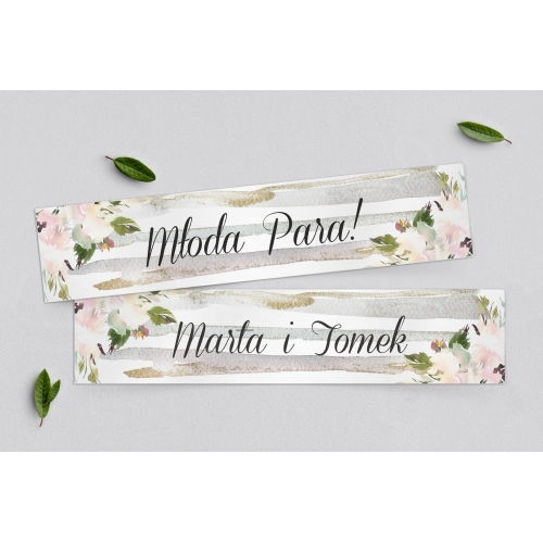 Tablice Rejestracyjne 2 szt. - Akwarelka - Motyw 1