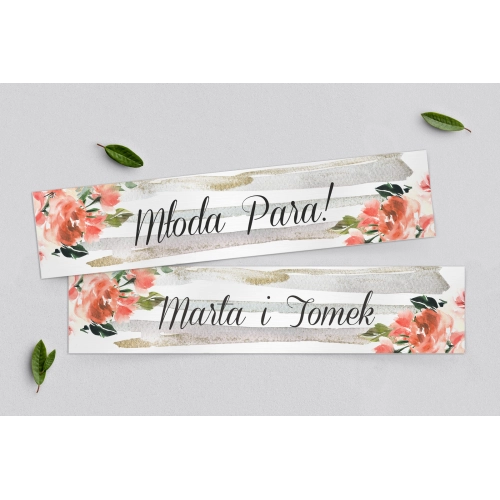 Tablice Rejestracyjne 2 szt. - Akwarelka - Motyw 2