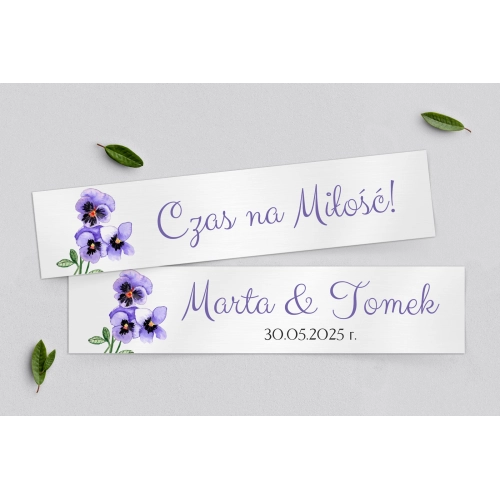 Tablice Rejestracyjne 2 szt. - Sweet Love Motyw 3