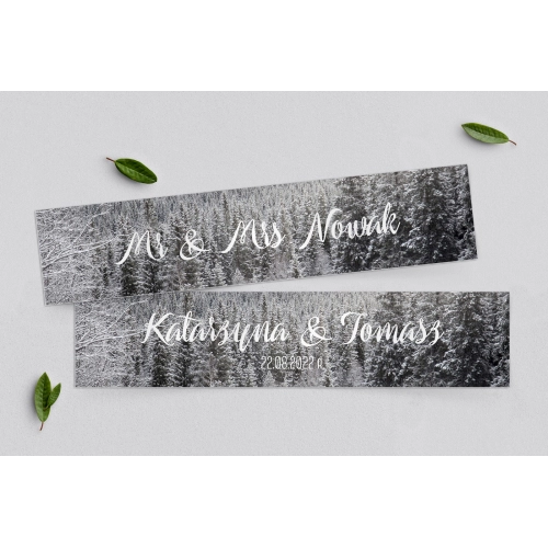 Tablice Rejestracyjne 2 szt. - Forest - Motyw 4