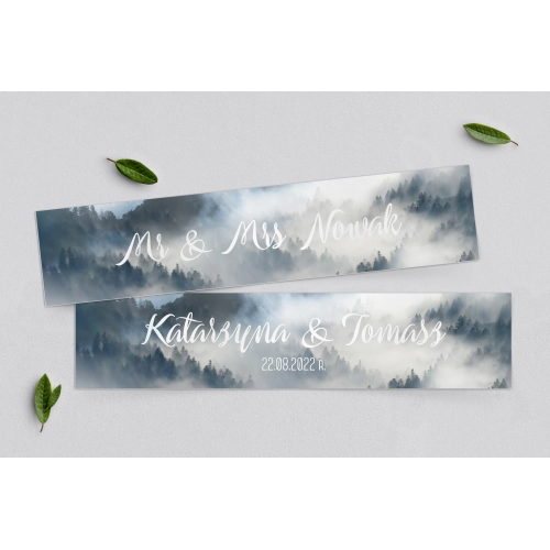 Tablice Rejestracyjne 2 szt. - Forest - Motyw 5