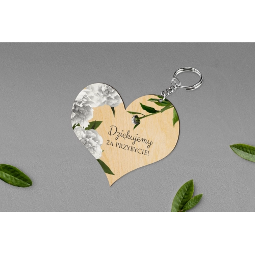 Breloki z Nadrukiem - Serce Soft Motyw 3