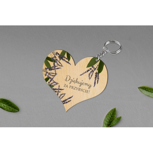 Breloki z Nadrukiem - Serce Soft Motyw 5