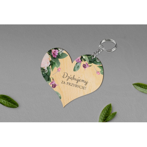 Breloki z Nadrukiem - Serce Soft Motyw 6