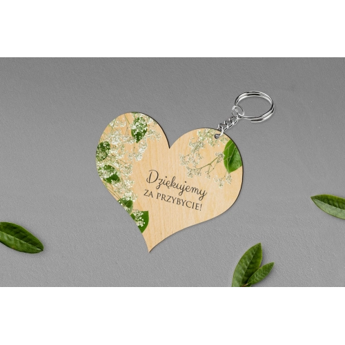 Breloki z Nadrukiem - Serce Soft Motyw 7