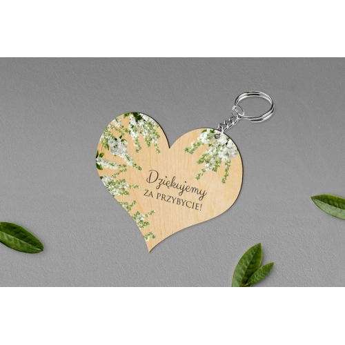 Breloki z Nadrukiem - Serce Soft Motyw 8
