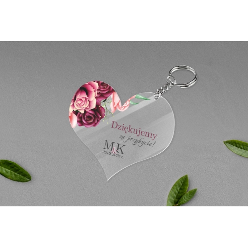 Breloki z&nbsp;Nadrukiem - Serce Fabello Motyw 3