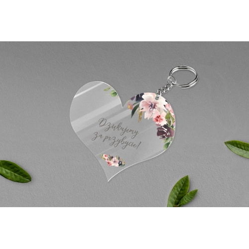 Breloki z&nbsp;Nadrukiem - Serce PasteLove Motyw 4