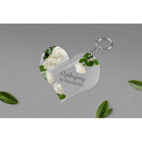 Breloki z&nbsp;Nadrukiem - Serce Soft Motyw 4