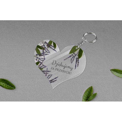 Breloki z&nbsp;Nadrukiem - Serce Soft Motyw 5