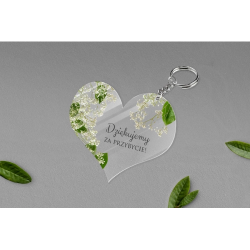 Breloki z&nbsp;Nadrukiem - Serce Soft Motyw 7