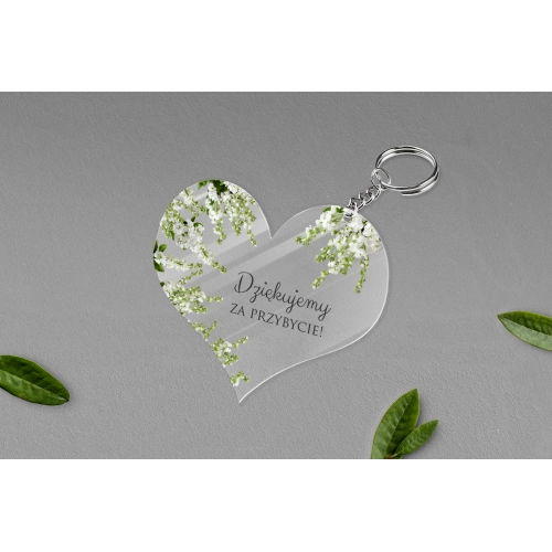 Breloki z&nbsp;Nadrukiem - Serce Soft Motyw 8