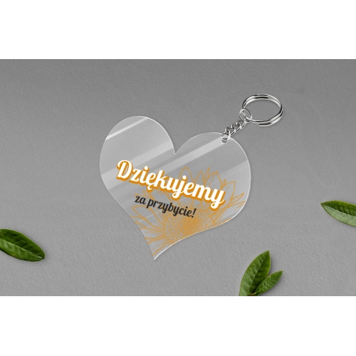 Breloki z&nbsp;Nadrukiem - Serce Sunflowers Motyw 1