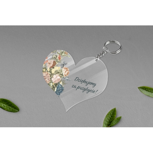 Breloki z&nbsp;Nadrukiem - Serce Rustic Summer Motyw 1
