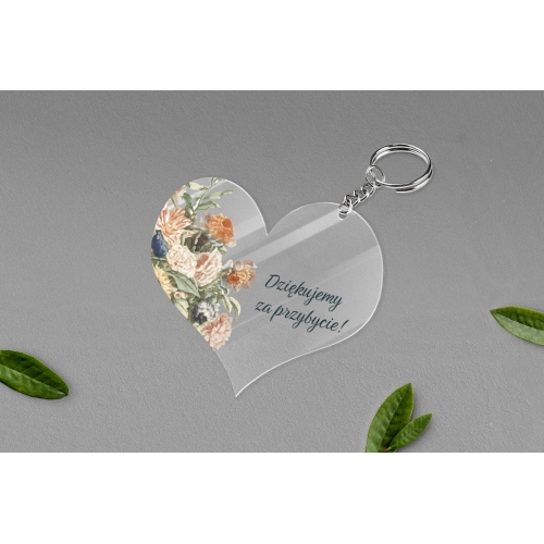 Breloki z&nbsp;Nadrukiem - Serce Rustic Summer Motyw 2
