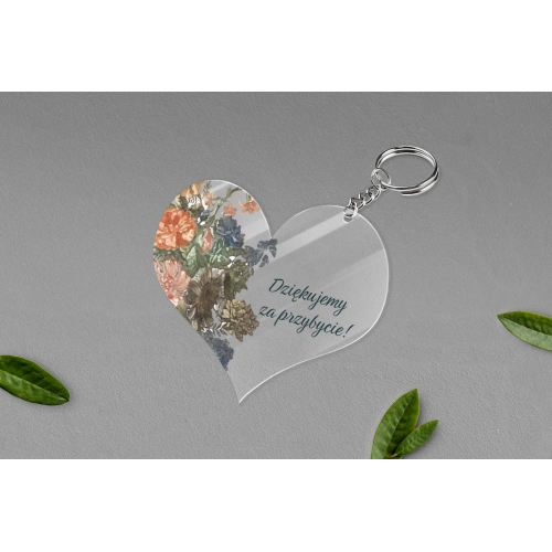 Breloki z&nbsp;Nadrukiem - Serce Rustic Summer Motyw 3