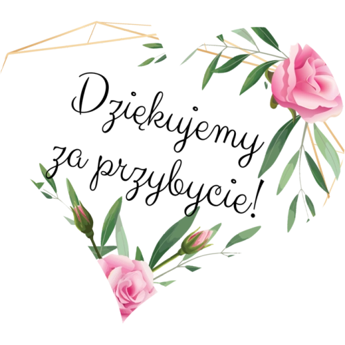 Breloki z&nbsp;Nadrukiem - Serce Flowers & Frame Motyw 4