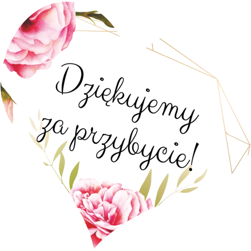 Breloki z&nbsp;Nadrukiem - Serce Flowers & Frame Motyw 5