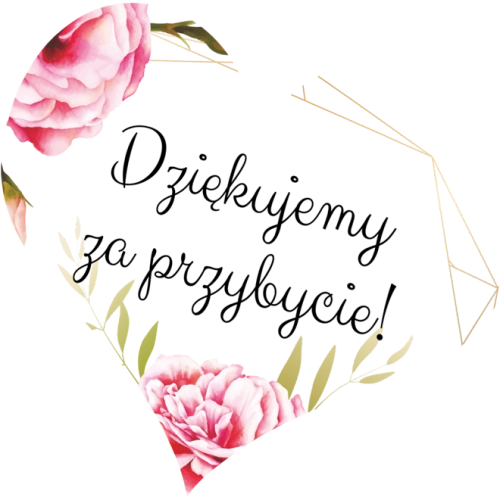 Breloki z&nbsp;Nadrukiem - Serce Flowers & Frame Motyw 5