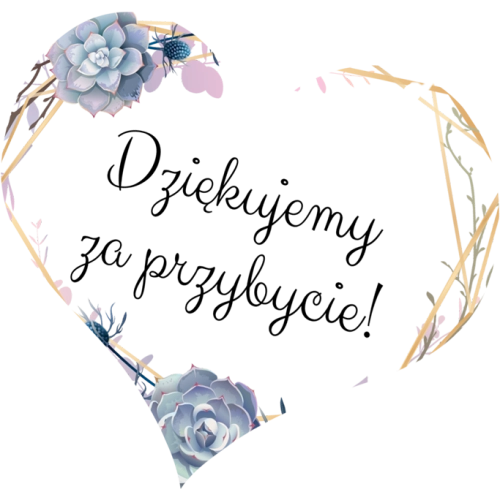 Breloki z&nbsp;Nadrukiem - Serce Flowers & Frame Motyw 6